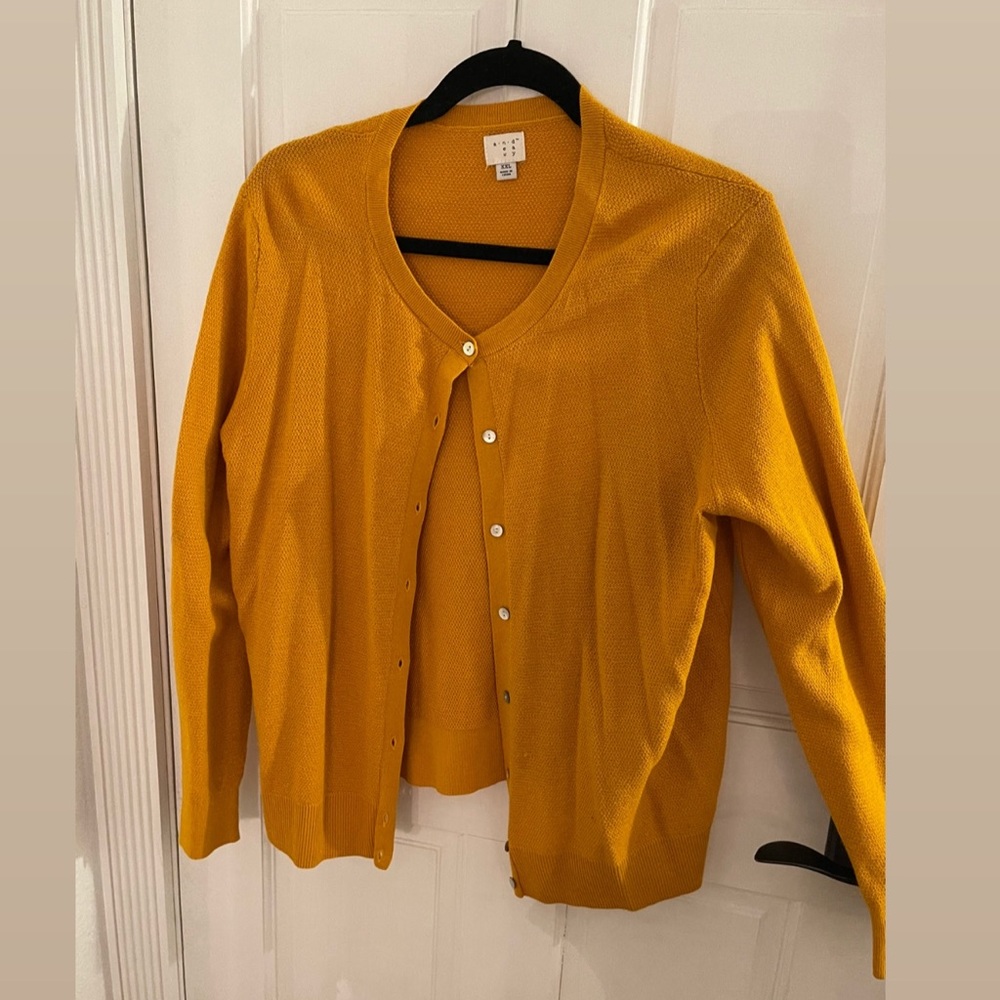A new day brand - yellow cardigan